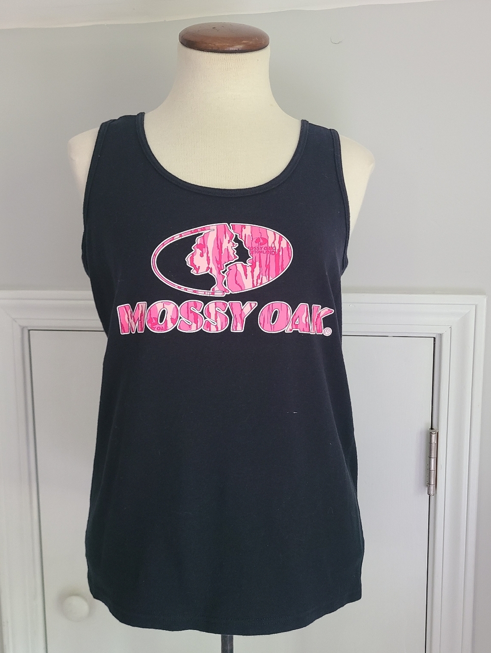 Mossy Oak Tank Top Size L Hot Pink Camouflage Camo Outdoors Hunting Gorpcore 🩷
